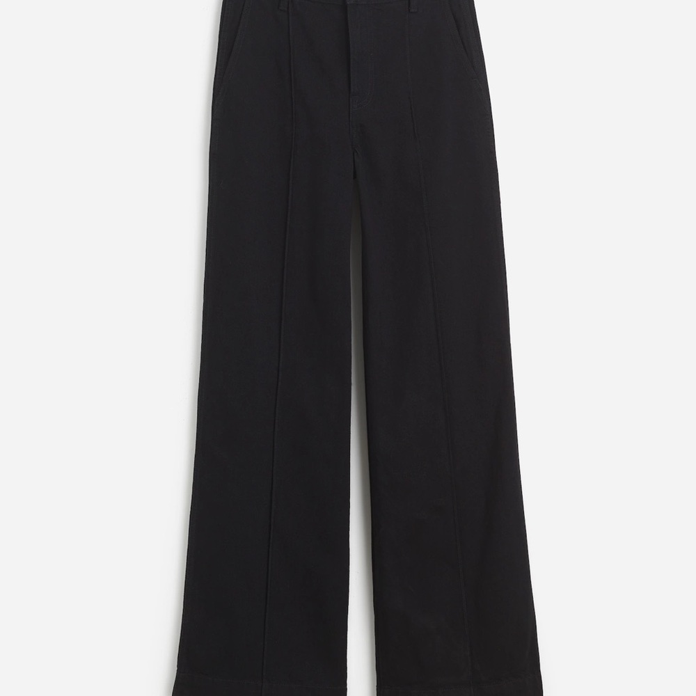 Madewell Women's Dark Wide-Leg Denim Dress